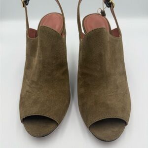 Bally Suede Slingback Heels